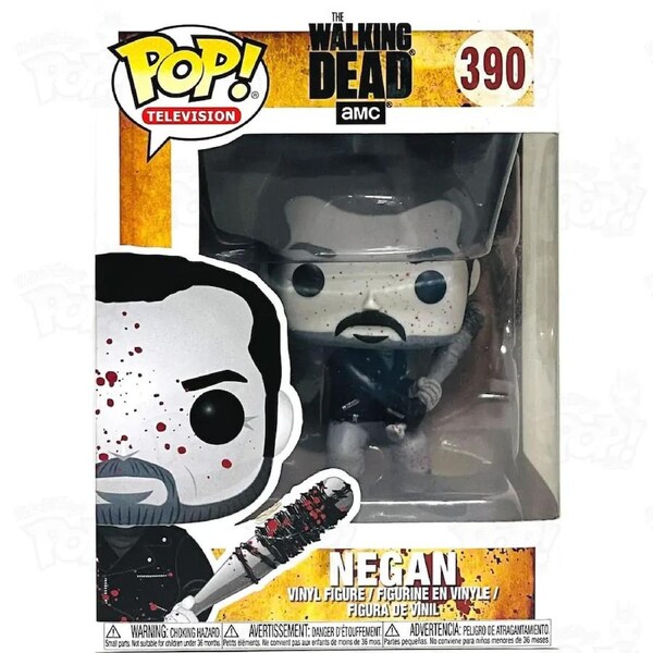 Pop! Vinyl The Walking Dead - Negan #390 Black and White Edition