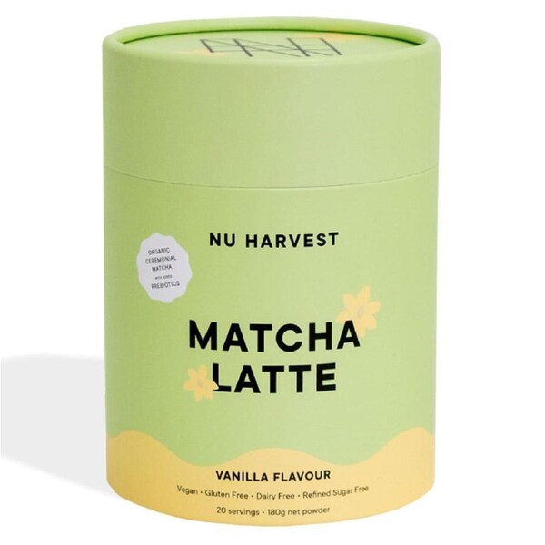 Nu Harvest Matcha Latte Powder Vanilla 180g