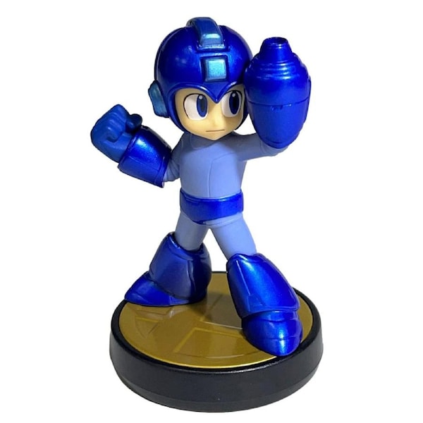 Super Smash Bros Collection N0.27 Mega Man Nintendo Amiibo Loose (Preowned)