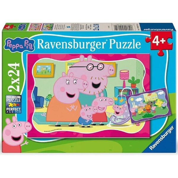 Ravensburger - Peppa Pig New Adventures Puzzle 2x24pc