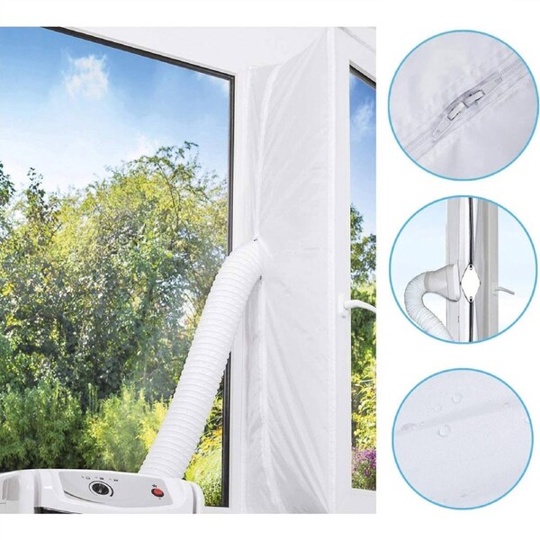 4M Hot Air Stop Waterproof Outlet Window Seal Kit For Mobile Air Conditioners