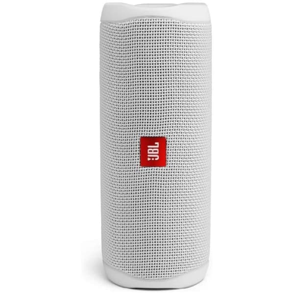 JBL Flip 5 Portable Waterproof Bluetooth Speaker - White