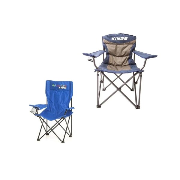 Kings Throne Camping Chair 300 kg rating+ Kids Camping Chair