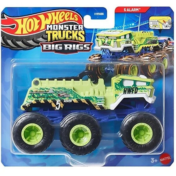 Hot Wheels Monster Trucks Big Rigs 5 Alarm