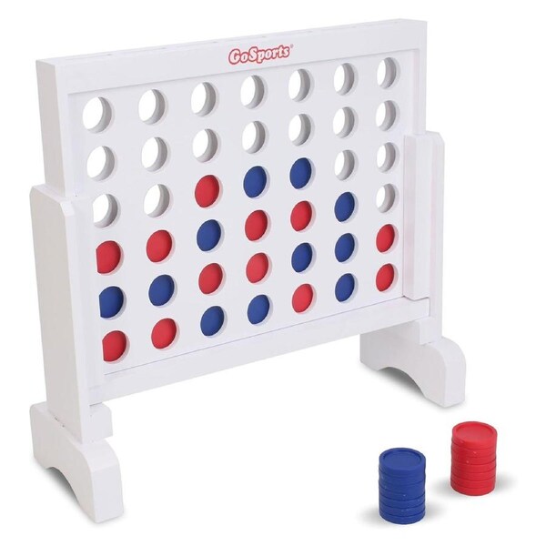 Premium White Framed 4 in a Row - 30cm Width