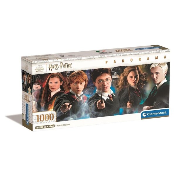 Clementoni Panorama Puzzle Harry Potter Wands Ready 1000 Pieces