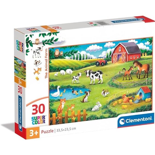 Clementoni Puzzle The Animal Farm 30 Pieces