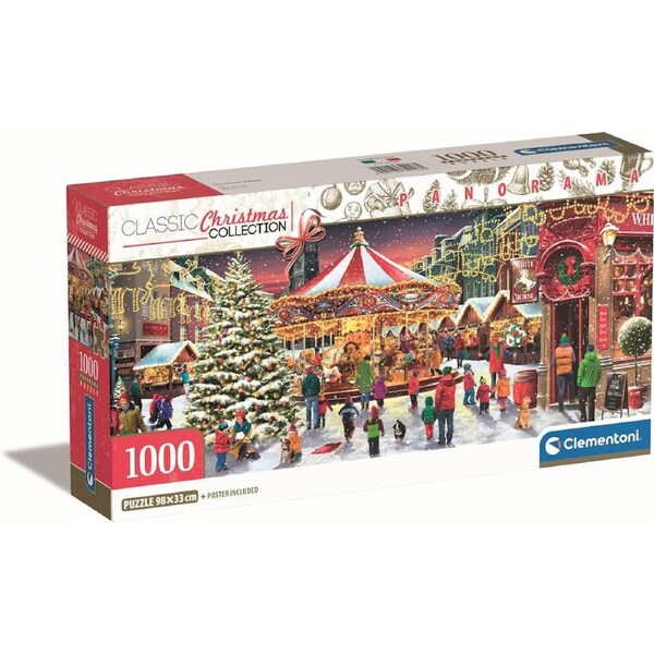 Clementoni Panorama Puzzle Christmas Village 1000 Pieces