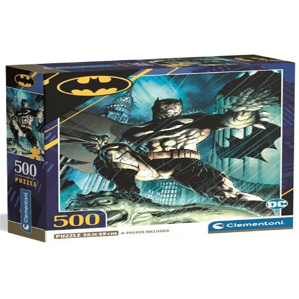 Clementoni Puzzle Batman Poster Included 500 Pieces