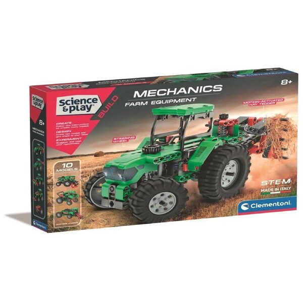Clementoni Science & Play Mechanical - Farm Vehicles