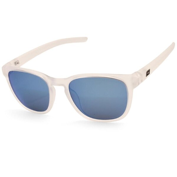 Dirty Dog Lit Satin Crystal/Grey-Ice Blue Mirror Unisex Polarised Sunglasses