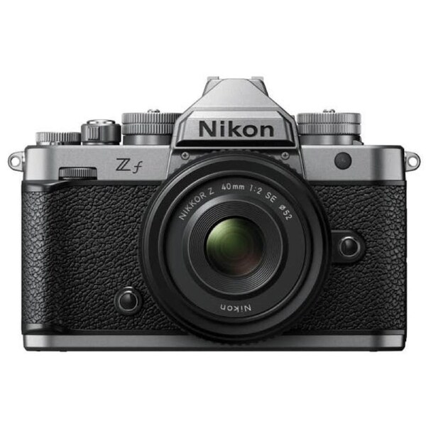 Nikon Zf Silver w/Nikkor Z 40mm f/2 Lens Full Frame Mirrorless Camera