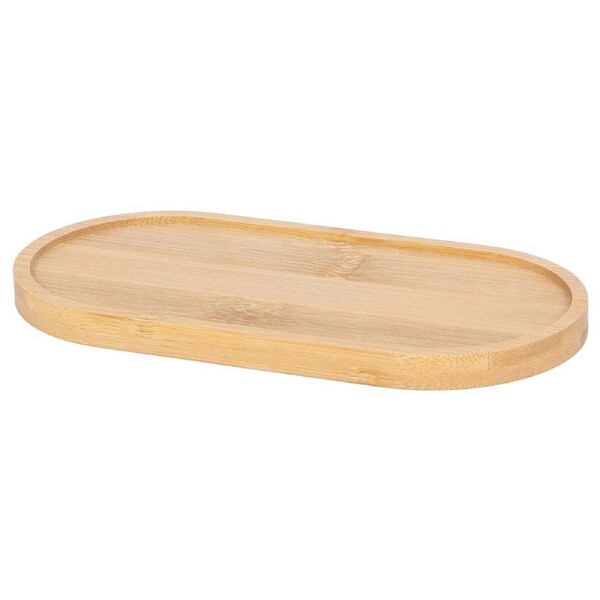 Harbour Housewares Soap Dispenser Dish Bamboo Eco Friendly Kitchen Accessory