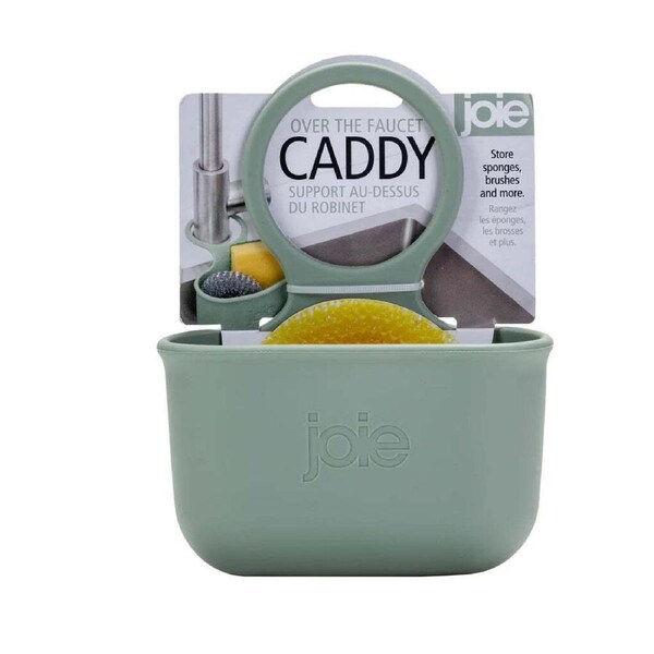 Joie Faucet Caddy Silicone 15x3x20cm Sage Bathroom Organizer