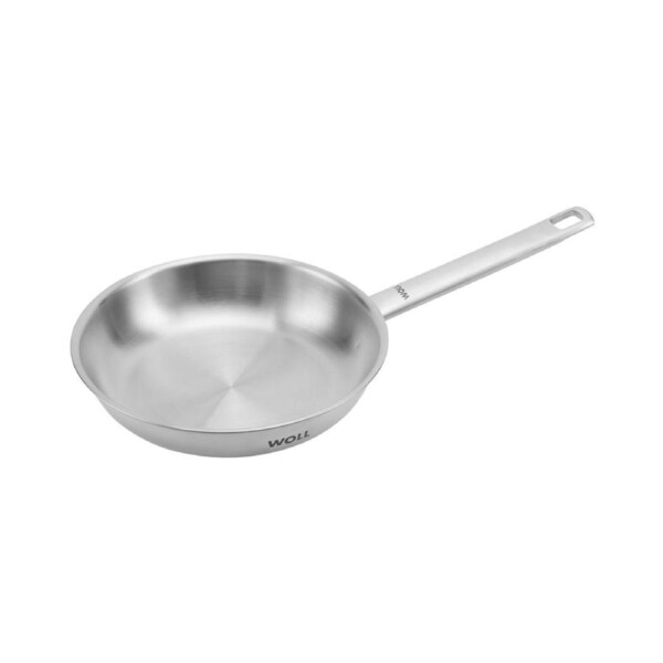 Woll Steel Frypan Premium 18/10 Stainless 20cm Silver