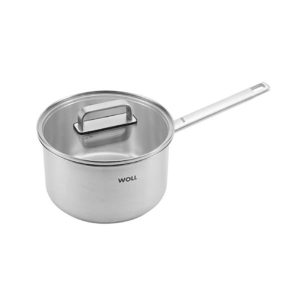 Woll Steel Saucepan w/ Lid Premium 18/10 Stainless 20cm 3.5L Silver