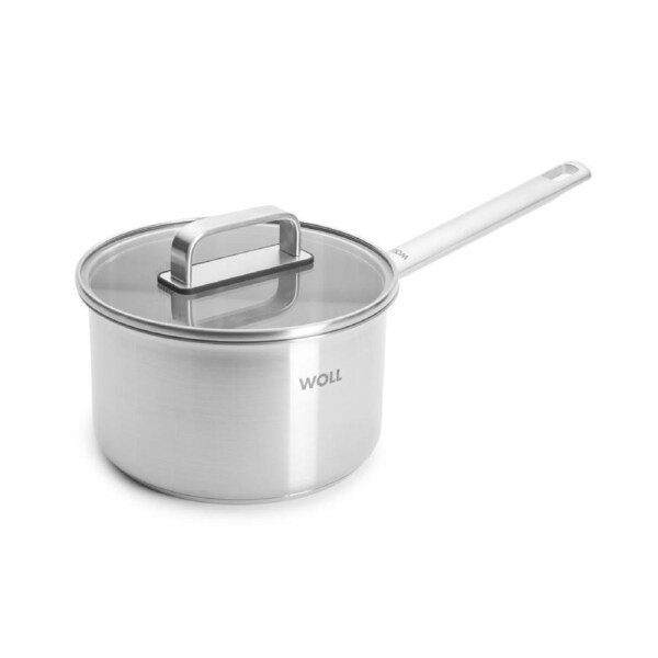 Woll Steel Saucepan w/ Lid Premium 18/10 Stainless 18cm 2.6L Silver