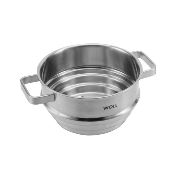 Woll Steel Universal Steamer Premium 18/10 Stainless 16/18/20cm Silver