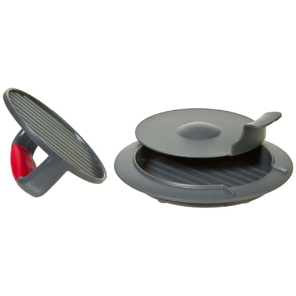 Progressive Hamburger Press With Dimple Insert And Non-Skid Base Set Pack of 3