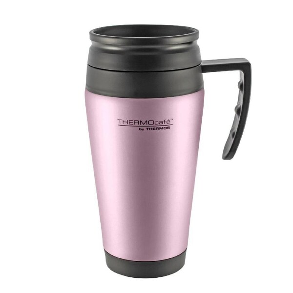Thermos THERMOcafe Double Wall Insulated Travel Mug 400ml Mauve