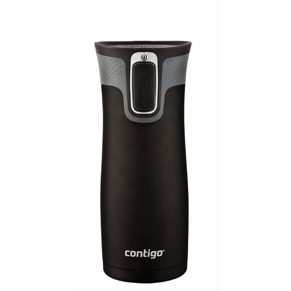 Contigo Westloop Travel Mug Autoseal Leak Proof Thermal Insulated Black 473ml