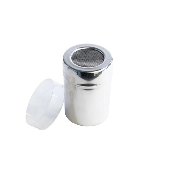 Cuisena Stainless Steel Mesh Kitchen Shaker Twist Lock Lid Fine Holes