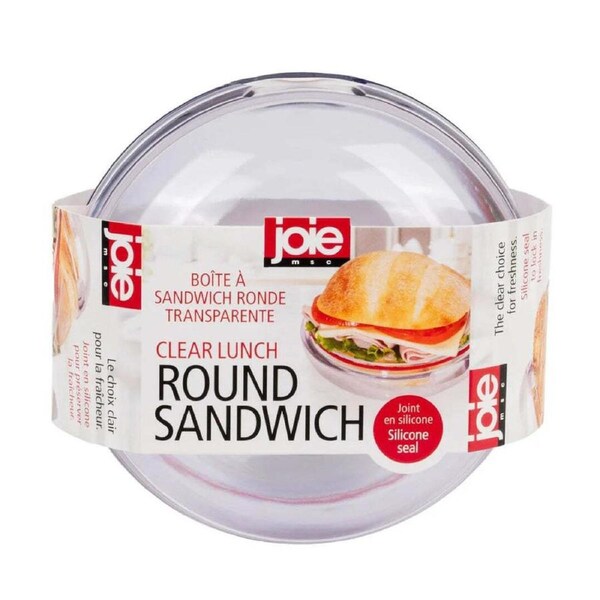 Joie Round Lunch Box Sealed Lid 12.7x6.6cm Container for Sandwiches and Meals