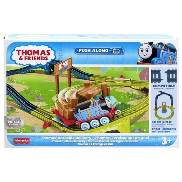 Fisher-Price Thomas and Friends Thomas Dockside Delivery Push-Along Track Set