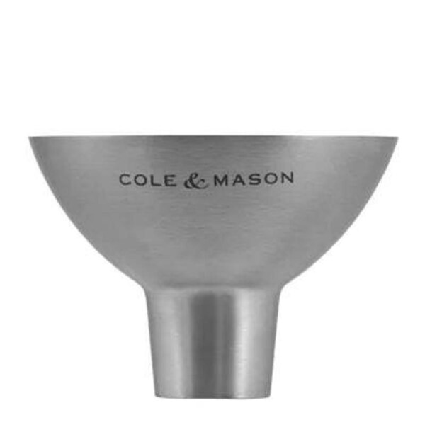 Cole & Mason Stainless Steel Mill Funnel Spill Proof Filling Kitchen Tool