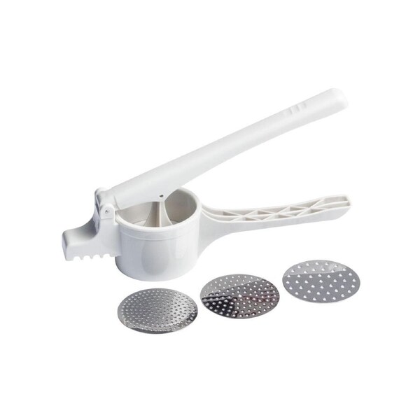 Cuisena 3 Stainless Steel Discs Fine Medium Coarse Potato Ricer Set