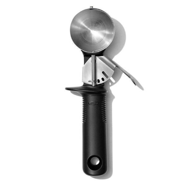 Oxo Good Grips Ice Cream Stainless Steel Lever Scoop w/ Trigger Mechanism