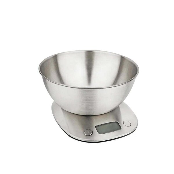Cuisena Digital Kitchen Scale Stainless Steel Bowl 5kg Capacity Tare Function