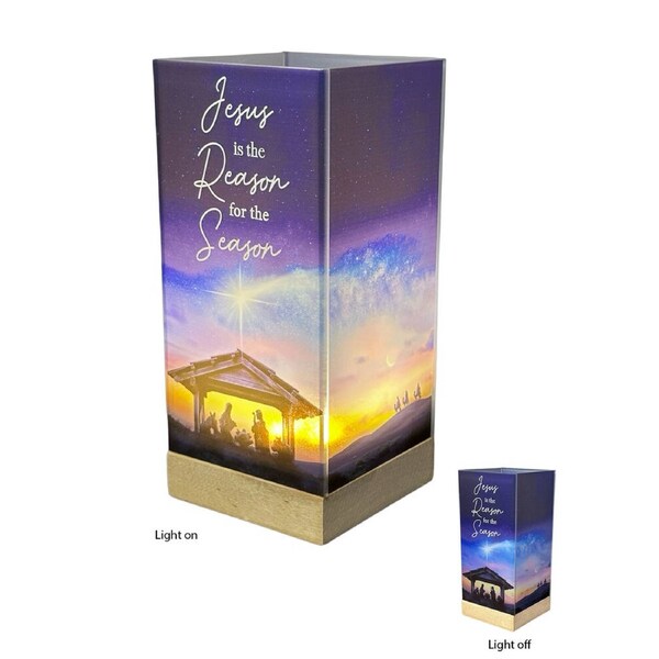 LED Christmas Light Lamp - Jesus is the Reason