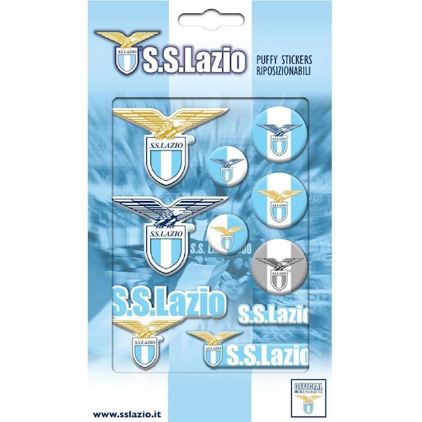 SS Lazio Bubble Sticker Set