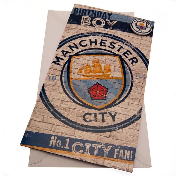 Manchester City FC Boy Birthday Card