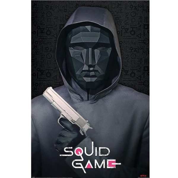 Squid Game Poster Mask Man 266