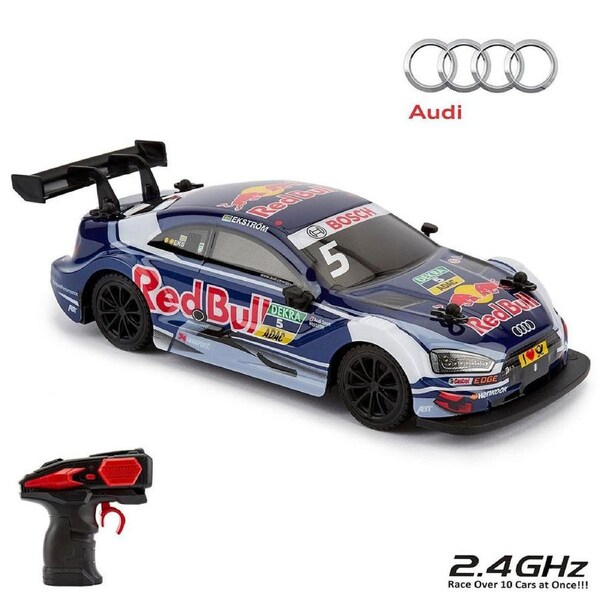 Audi DTM Blue Red Bull Radio Controlled Car 1:24 Scale