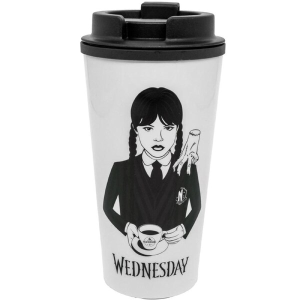 Wednesday Thermal Travel Mug
