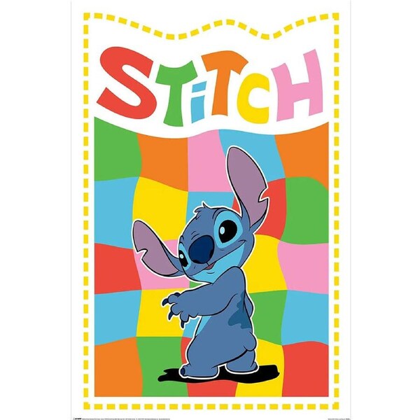 Lilo & Stitch Chequered Poster 235