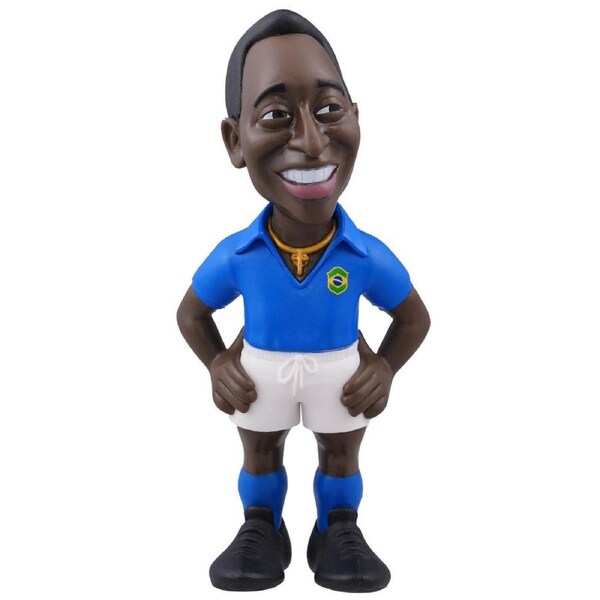 Pele MINIX Figure 12cm Brazil Away Kit