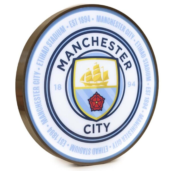 Manchester City FC 12 Inch LED Wall Light