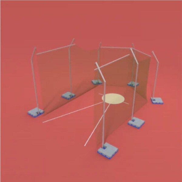 Cazna Gold Portable Discus Cage