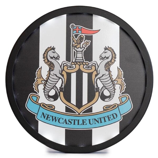 Newcastle United FC Metal LED Logo Sign