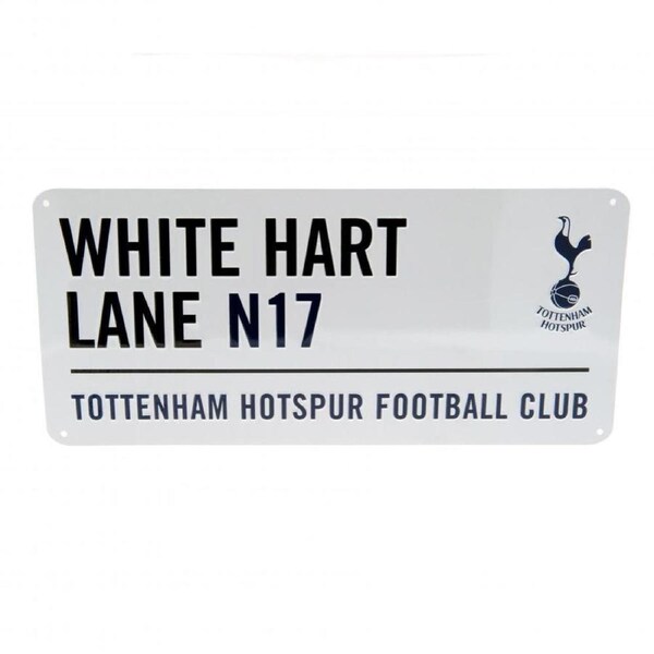 Tottenham Hotspur FC White Street Sign