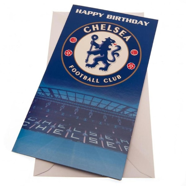 Chelsea FC Stadium Birthday Card
