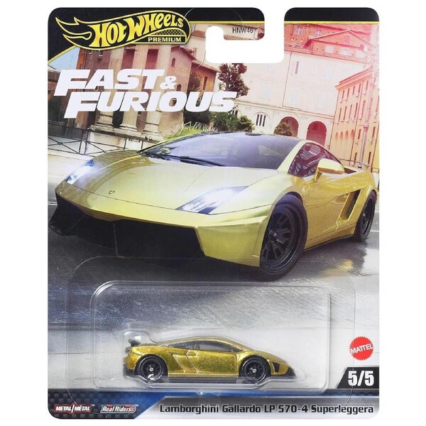 Hot Wheels Premium Fast and Furious Lamborghini Gallardo LP 570-4 Superleggera Diecast Vehicle