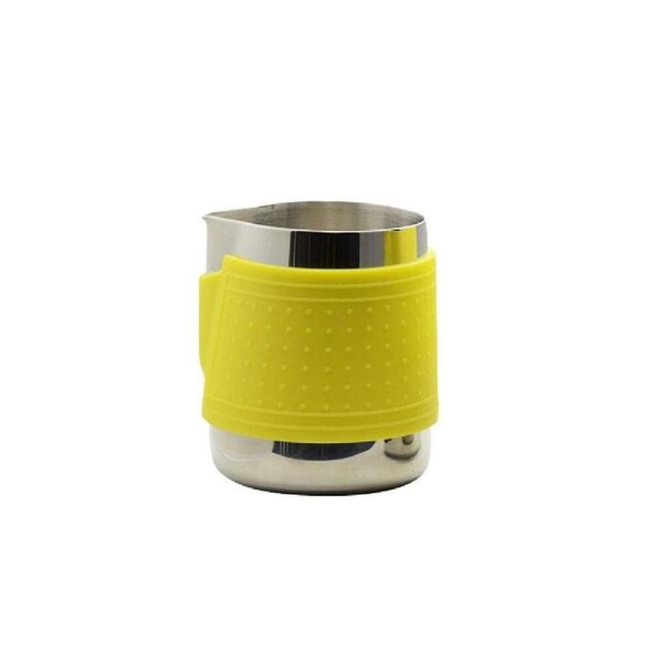 Coffee Culture Milk Frothing Jug With Silicone Sleeve Stainless Steel 350ml