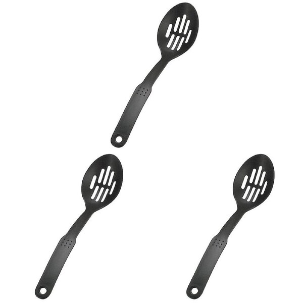 3PK Classica Non-Stick Plastic/Nylon Slotted Spoon Kitchen Utensil Durable 31cm