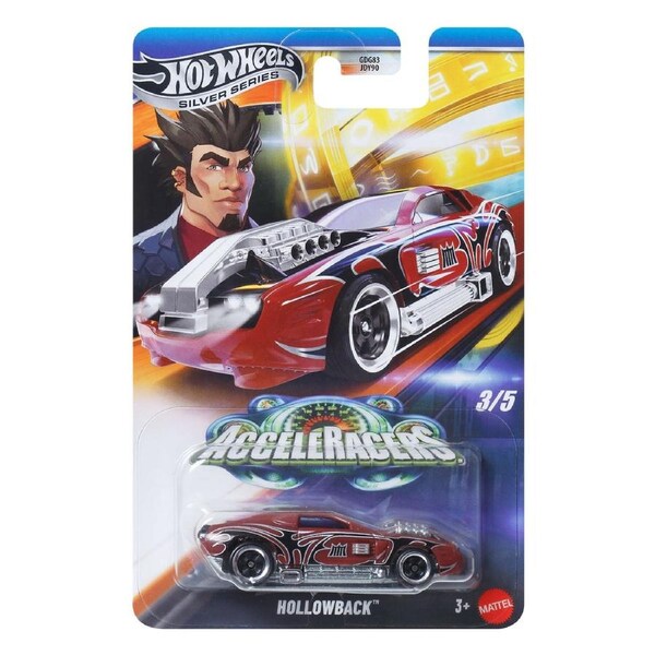 Hot Wheels Silver Series AcceleRacers Hollowback Diecast Vehicle