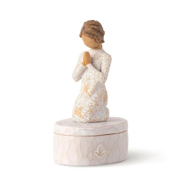 Willow Tree Keepsake Box 14cm Prayer of Peace, Whitehill 28180